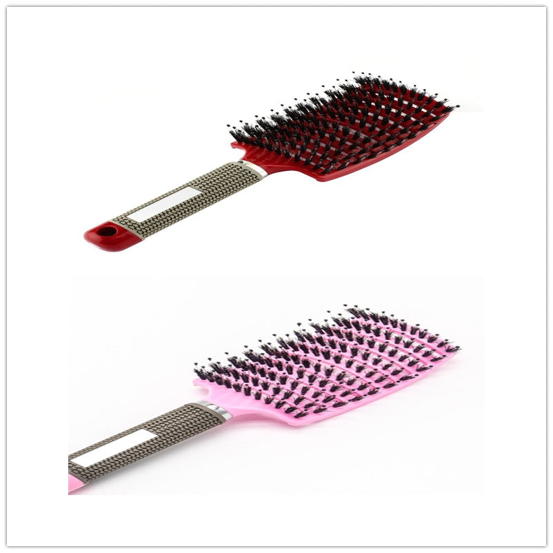 Hairbrush Anti Kit Brushy Women Detangler Hair Brush Bristle Nylon Scalp Massage Teaser Hair Brush Comb Hairbrush Anti Kit Brushy Women Detangler Hair Brush Bristle Nylon Scalp Massage Teaser Hair Brush Comb